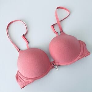 Gilly Hicks Reese Push Em Up Pink Underwire Bra